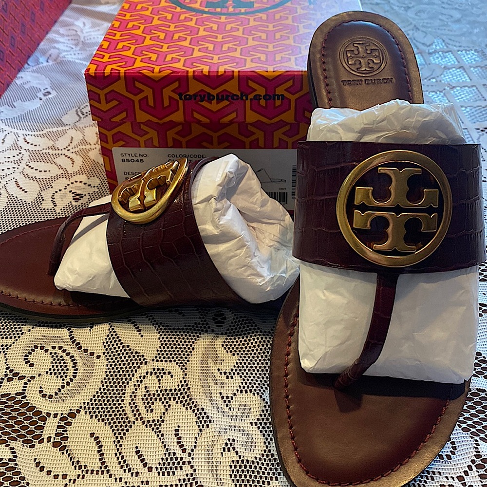 Tory Burch Benton Band Flat Sandal